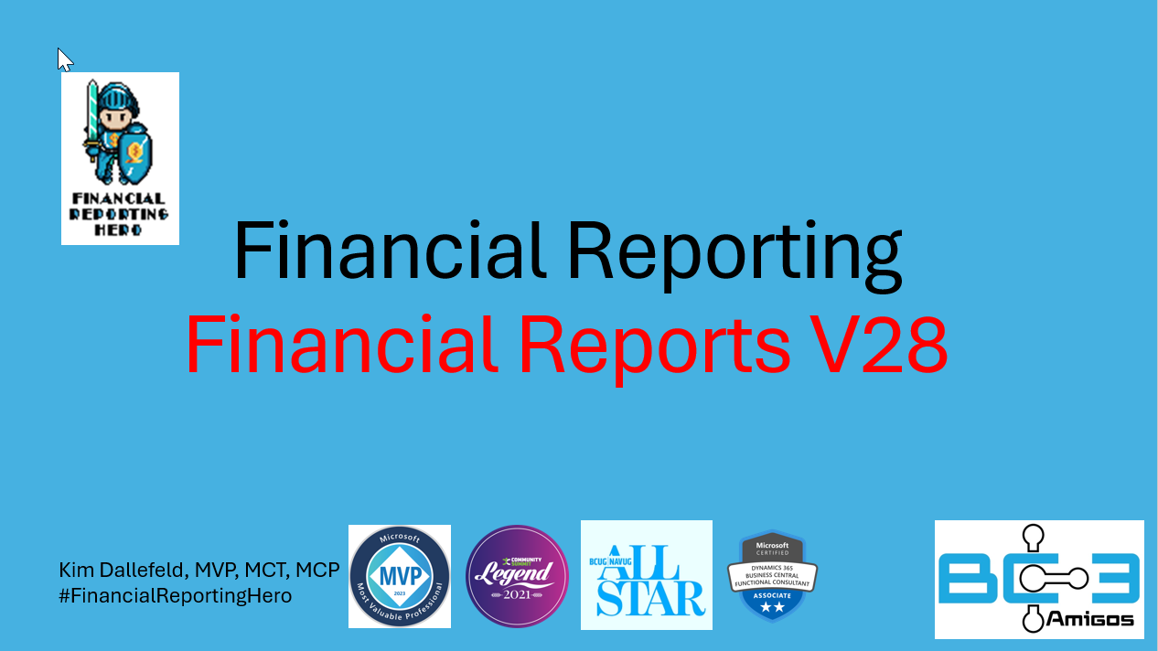 Financial Reporting Heroes – #10 Financial Reports v28