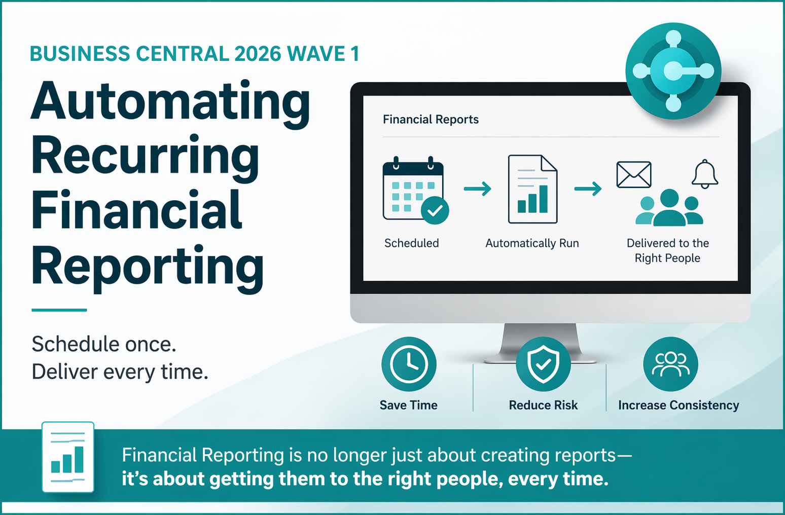 Business Central Financial Reporting 2026 Wave 1: Automating Recurring Reports